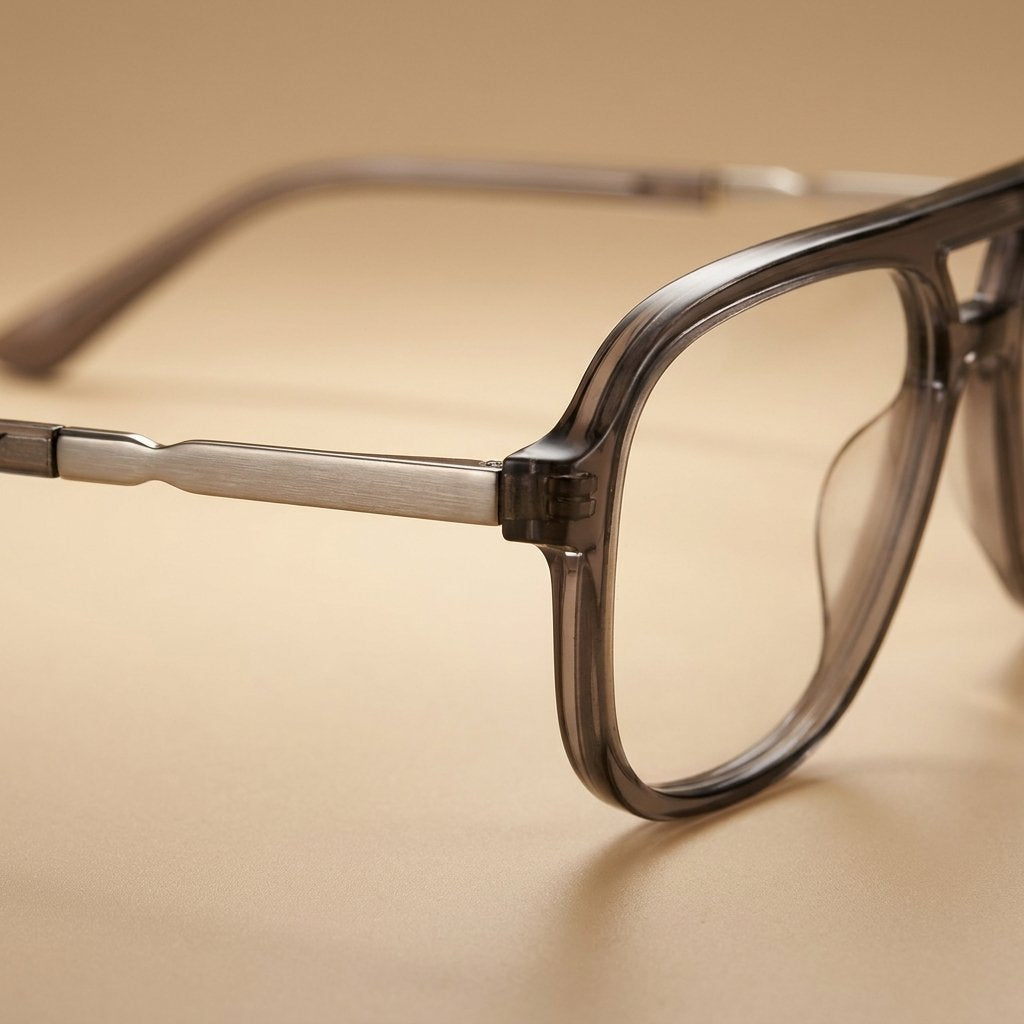 DUSK Pilot Blaulichtfilterbrille Aviator — Seite